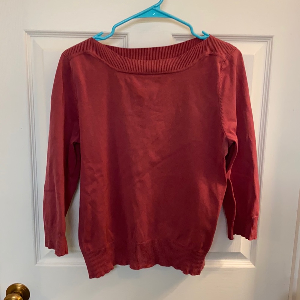 Boat neck top